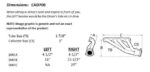 Sanderson CAD700 dimension graphic