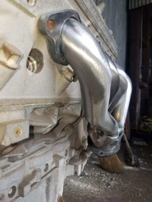 Sanderson D1 left side on engine