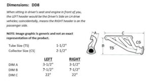 Sanderson DD8 dimension graphic