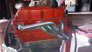 Sanderson DD9 left side on engine